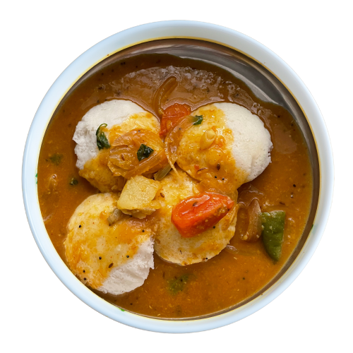 Sambhar Idli (2 Pieces)